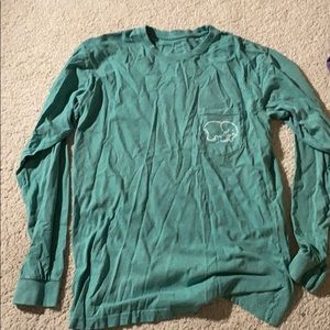 ivory ella Teal Long Sleeve